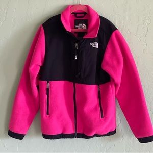 The north face youth medium 10/12 girls pink Denali jacket